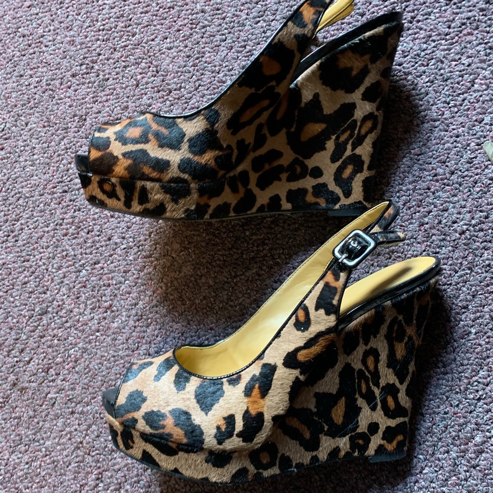 Nine West Mohair Wedges